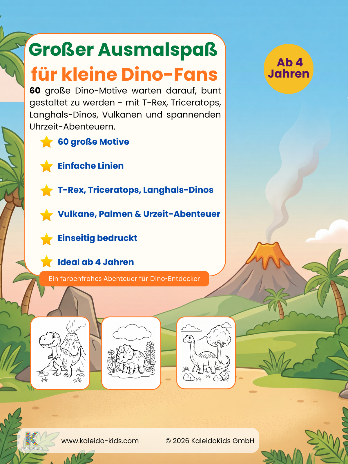 Dino-Malbuch