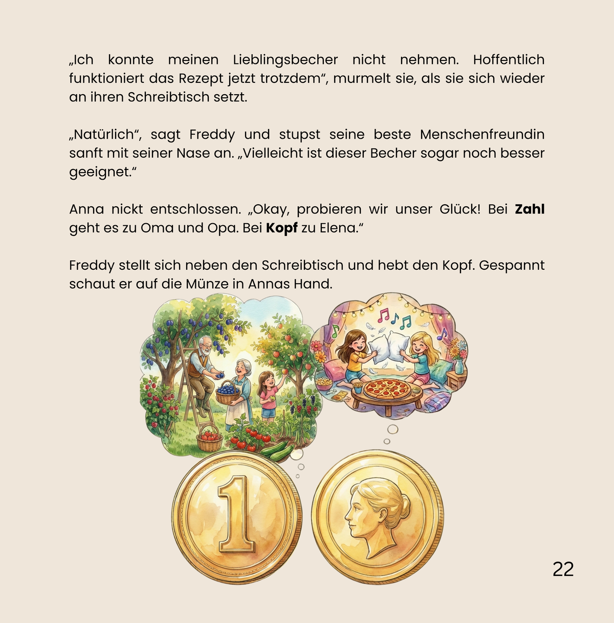 Die Entscheidungsmünze