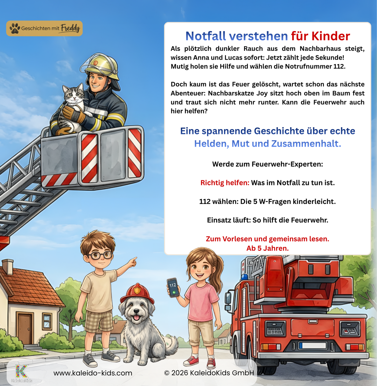 Feuerwehr Wir wählen 112