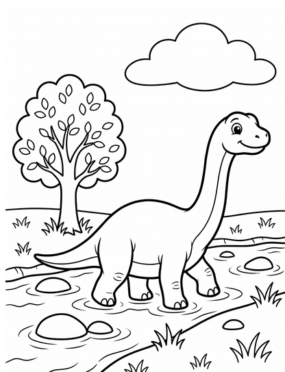 Dino-Malbuch