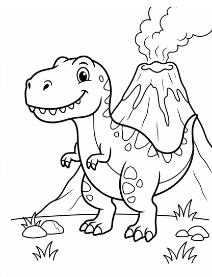 Dino-Malbuch