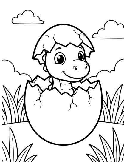 Dino-Malbuch