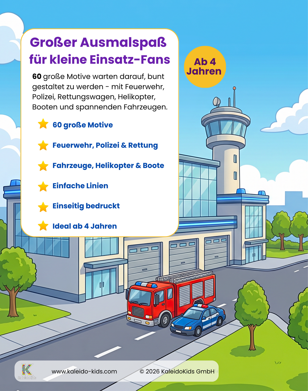 Blaulicht-Malbuch