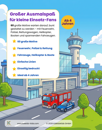 Blaulicht-Malbuch