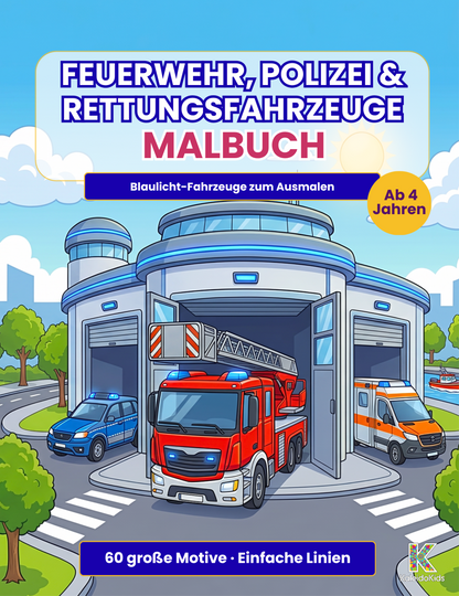 Blaulicht-Malbuch